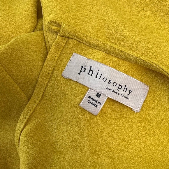 Philosophy Gold Dress - Picture 4 of 5